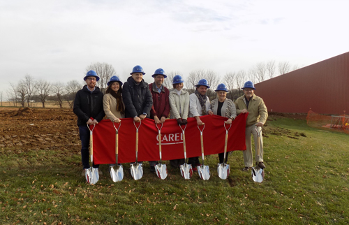 Ground-breaking ceremony for CAREL U.S.A plant